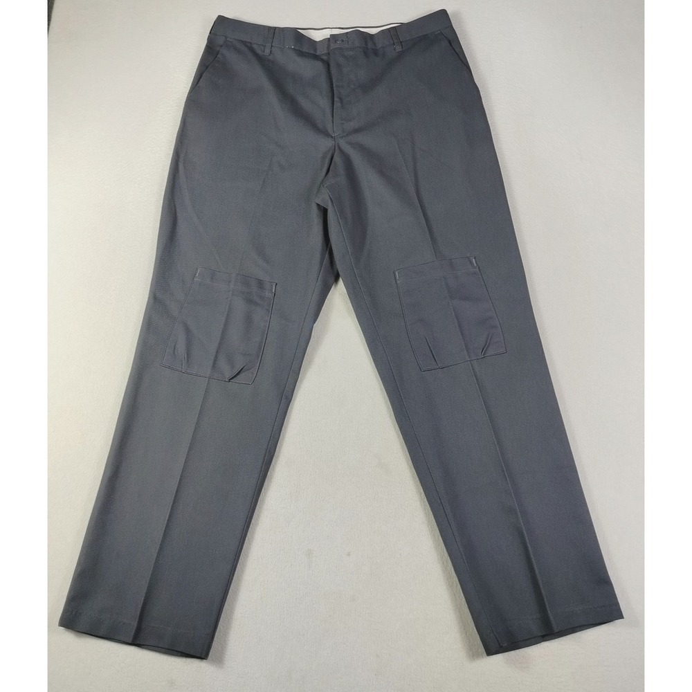 Cintas Cargo Pants Mens 38 Gray ComfortFLEX‎ Workwear Utility Uniform Pockets